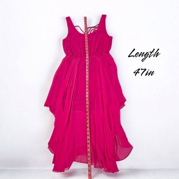 Renn Sheer Ruffle Midi Dress(C040)-Size M for Women - Picture 10 of 12